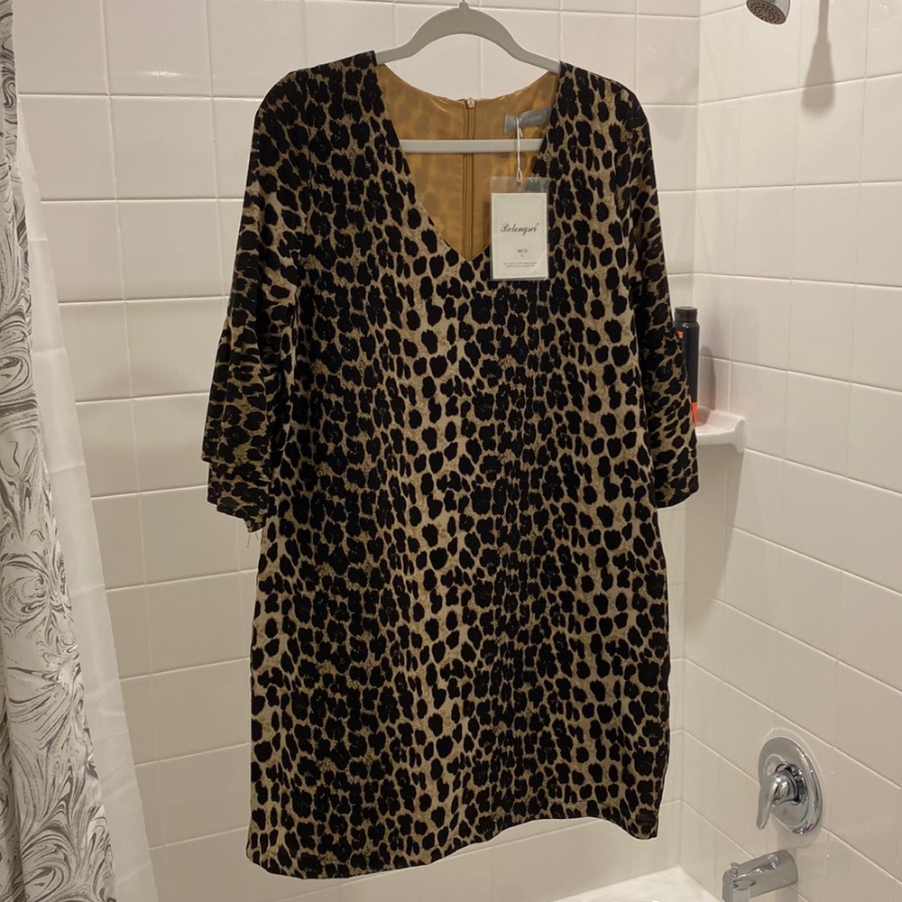 Cheetah Print Dress